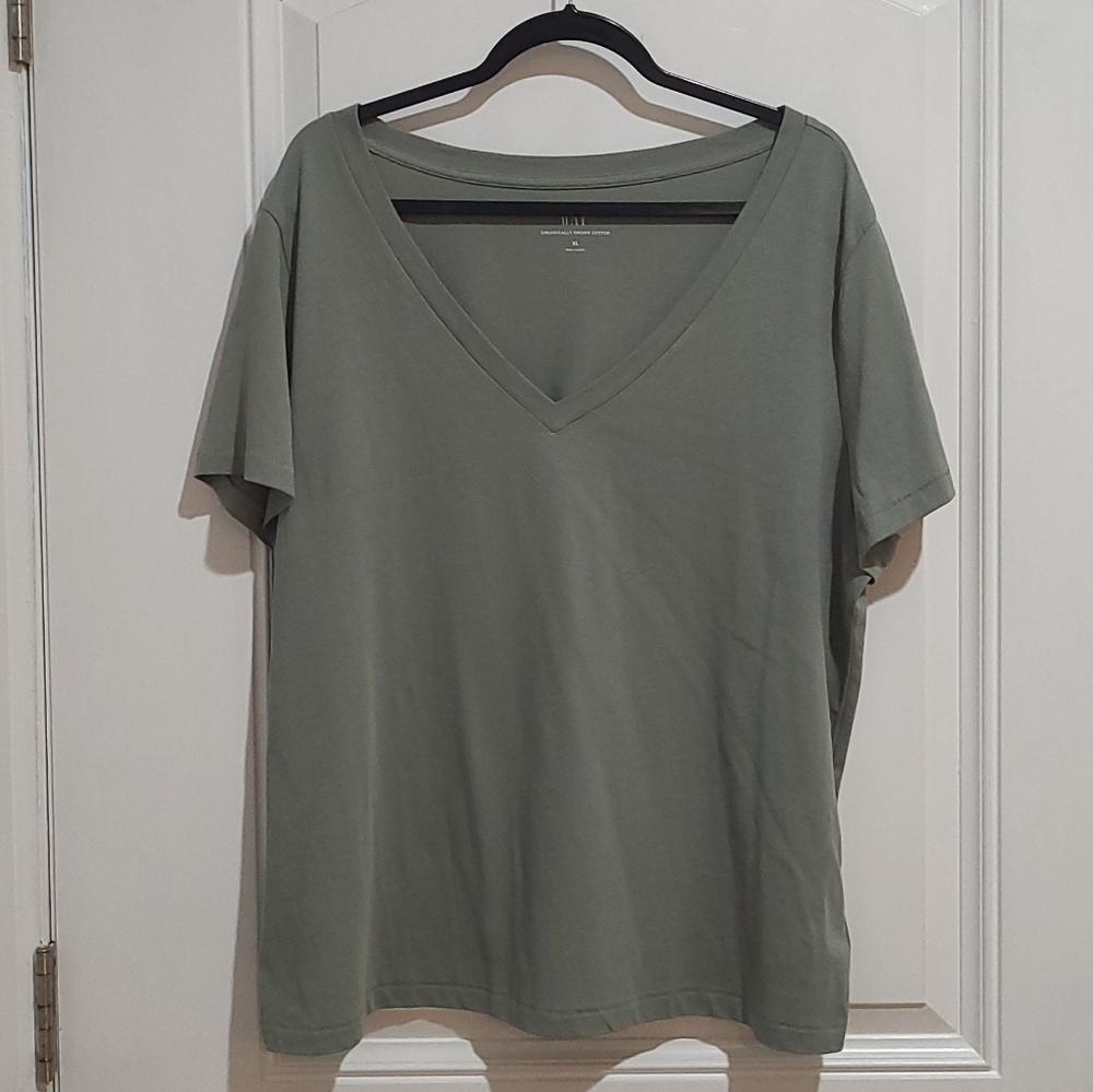 GAP Sage Green Organic Cotton Short Sleeved Tee